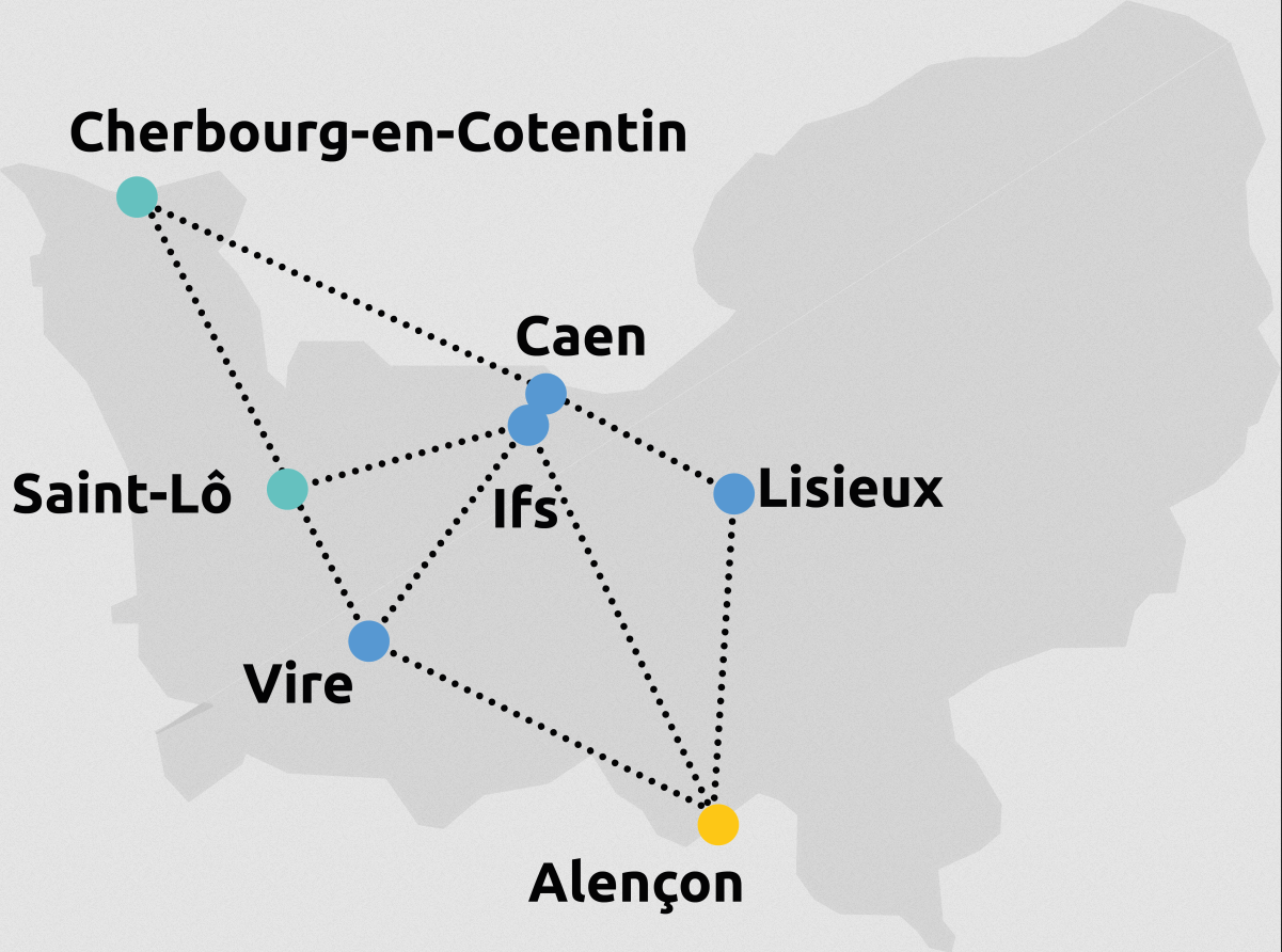Carte promotionnelle de l'IUT GON.