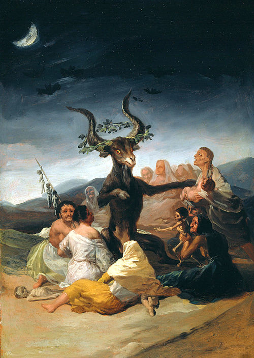 Image d’illustration: Le Sabbat des Sorcières de Goya.